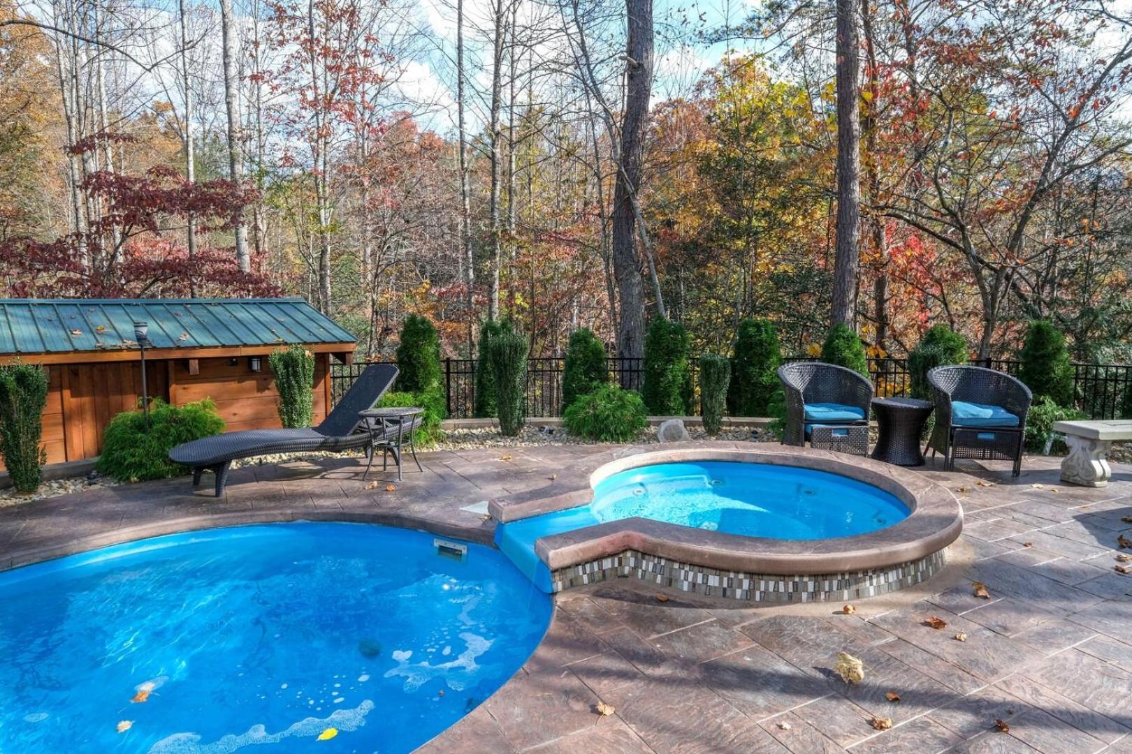 Pitter Patter Swimming Pool Ht Near D'Town Villa Gatlinburg Eksteriør bilde