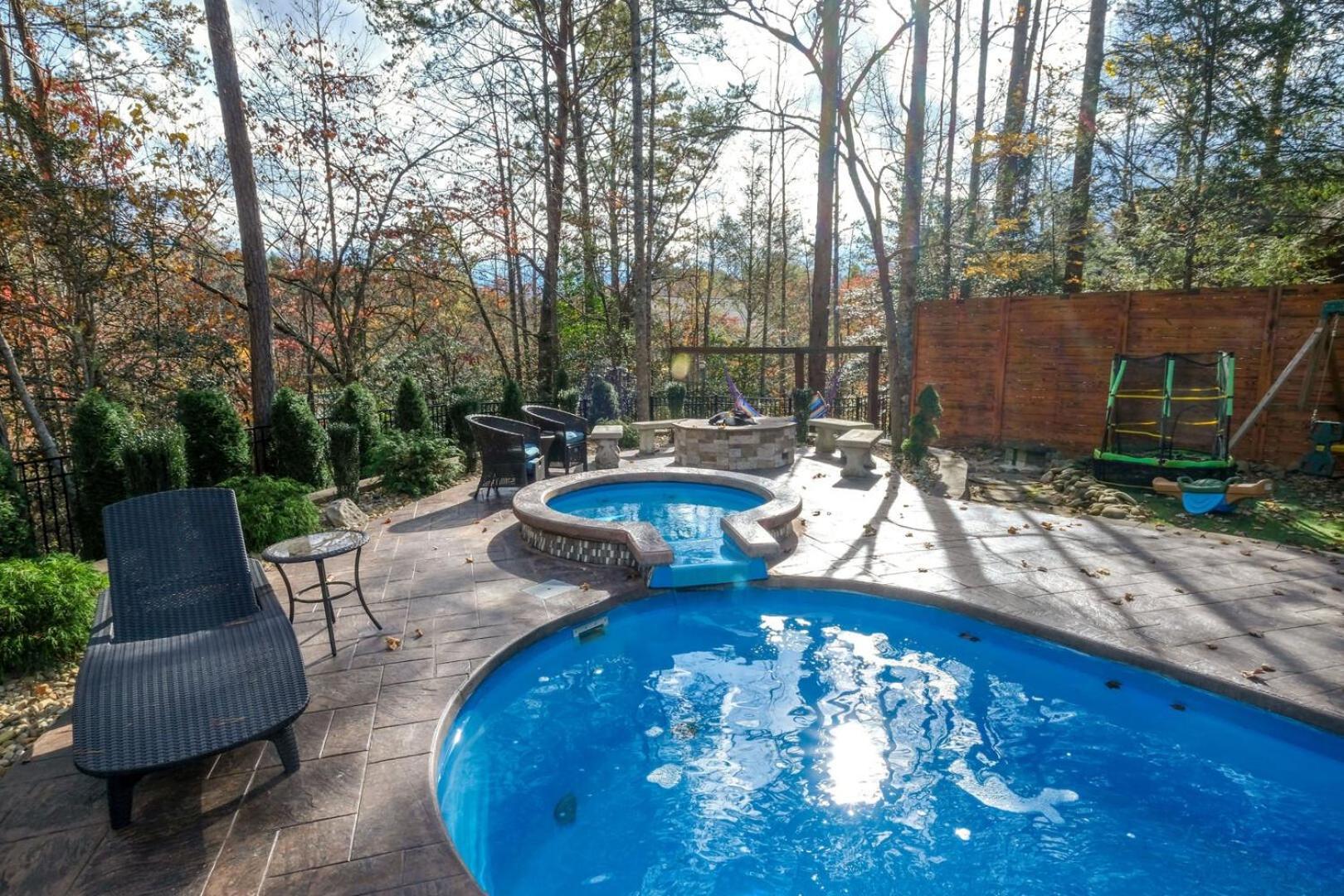 Pitter Patter Swimming Pool Ht Near D'Town Villa Gatlinburg Eksteriør bilde